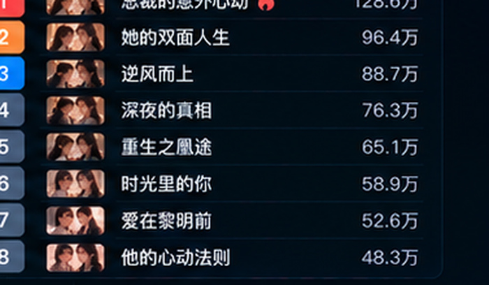 橙果短剧热播排行